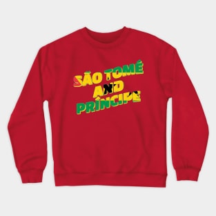 São Tomé and Príncipe Vintage style retro souvenir Crewneck Sweatshirt